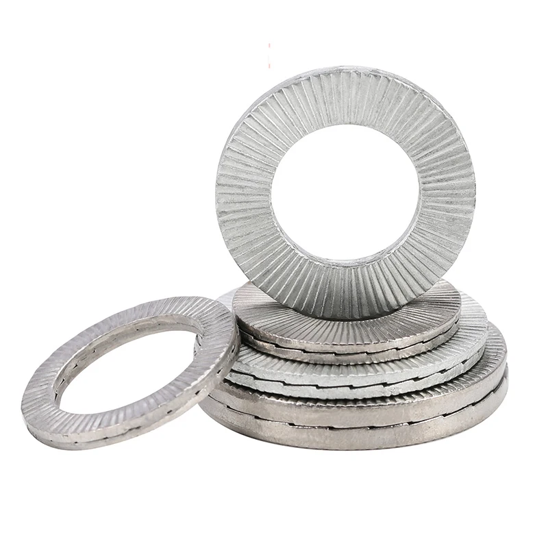 DIN25201 304 Stainless Steel Double Deck Self-Locking Washer