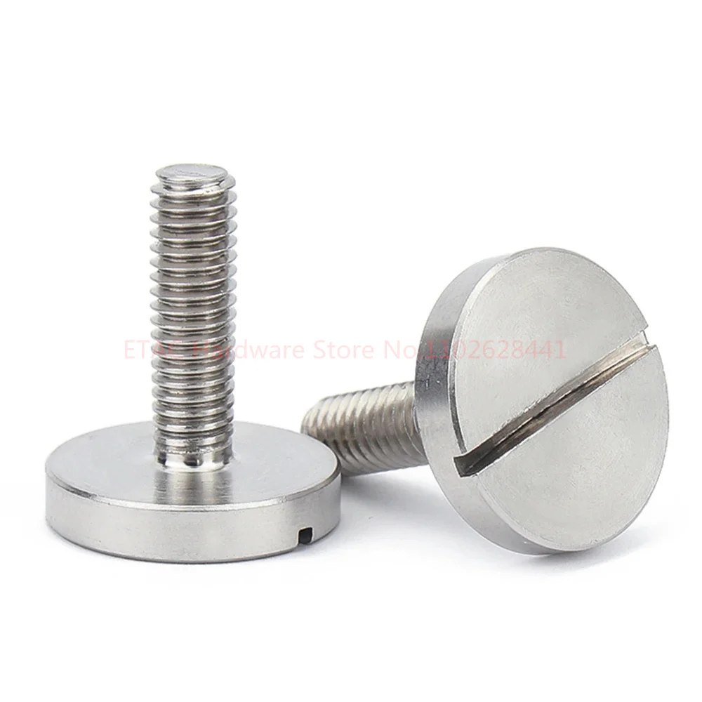 GB833 304 Stainless Steel Slotted Big Flat Head Screw - Image 2