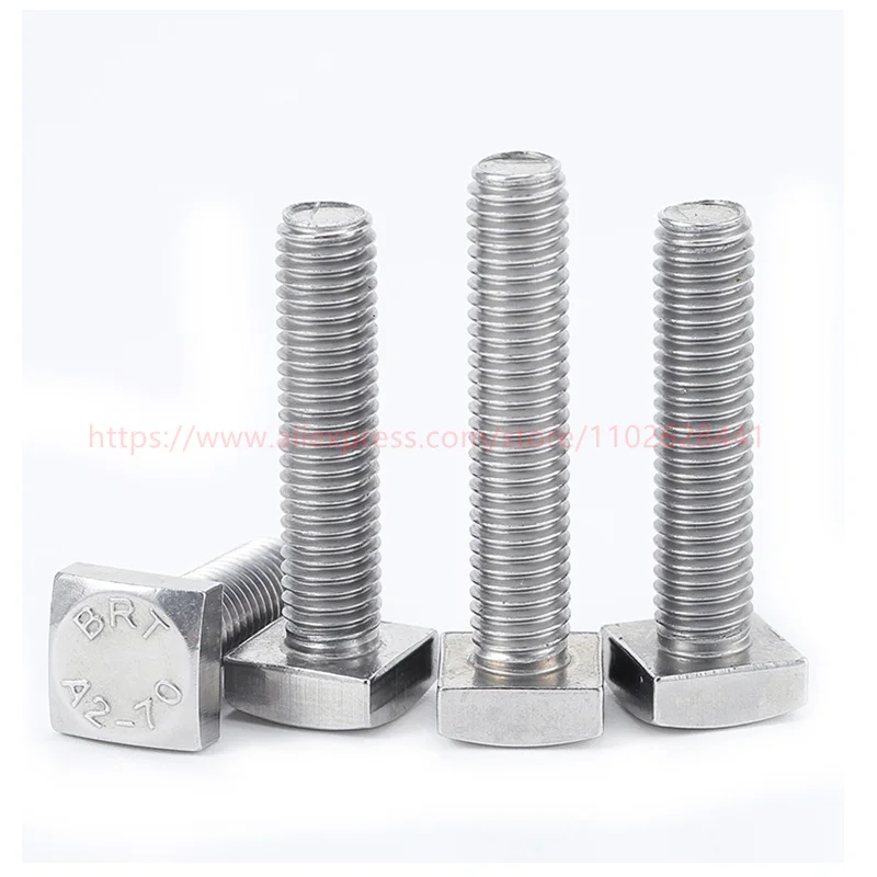 GB35 304 Stainless Steel Square Head Bolt