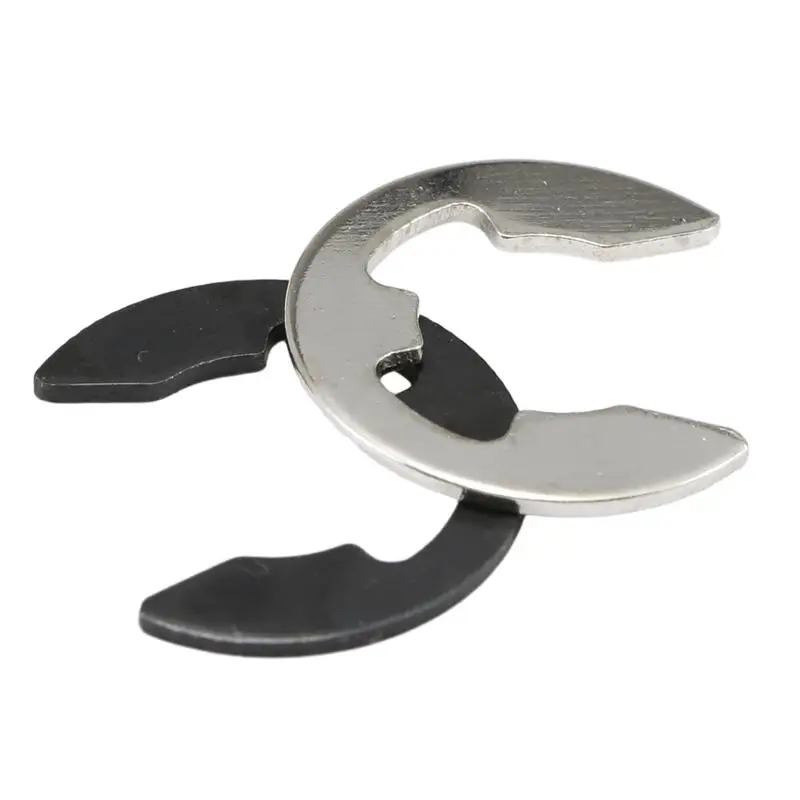 GB896 Stainless Steel 304 Carbon Steel 65Mn External Retaining Ring E-Clip Snap Circlip Washer - Shaft Fastener - Image 2