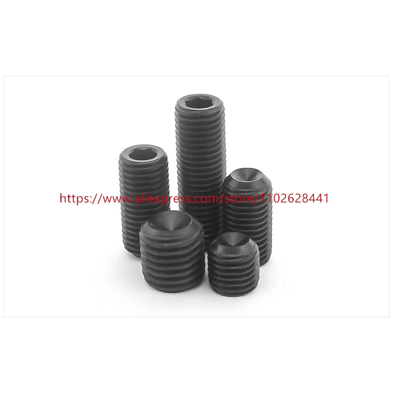 12.9 GRADE Carbon Steel Hex Socket Set Screw Hardness Headless Cup Point M1.6 M2 M2.5 M3 M4 M5 M6 - Image 5