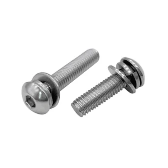 304 Stainless Steel Allen Screw Washer Plain Spring Washer Assembly
