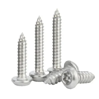304 Stainless Steel Self Tapping Torx Button Head With Pin Security Screw