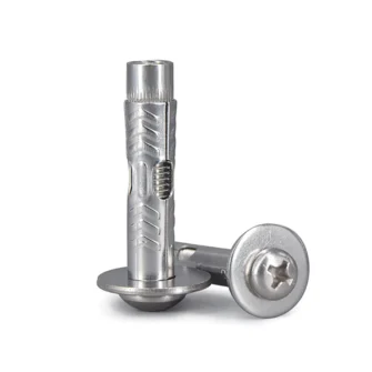304 Stainless Steel Round Cross With Washer Expansion Screw