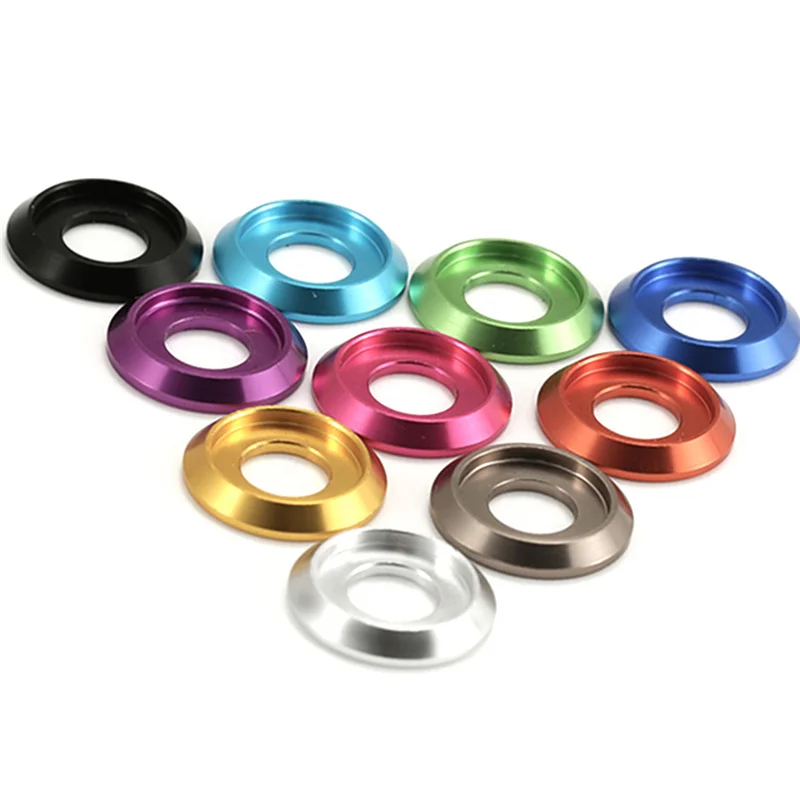 Colourful Aluminum Cup Head CNC Washer - Image 4