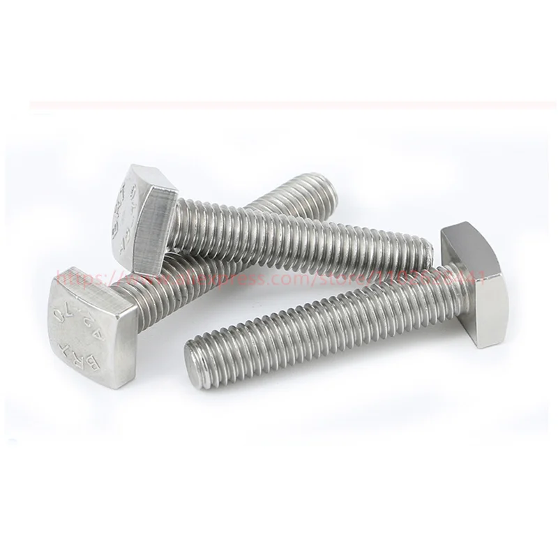 GB35 304 Stainless Steel Square Head Bolt - Image 5