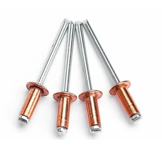 GB12618 Copper Cabon Steel Mushroon Blind Rivet