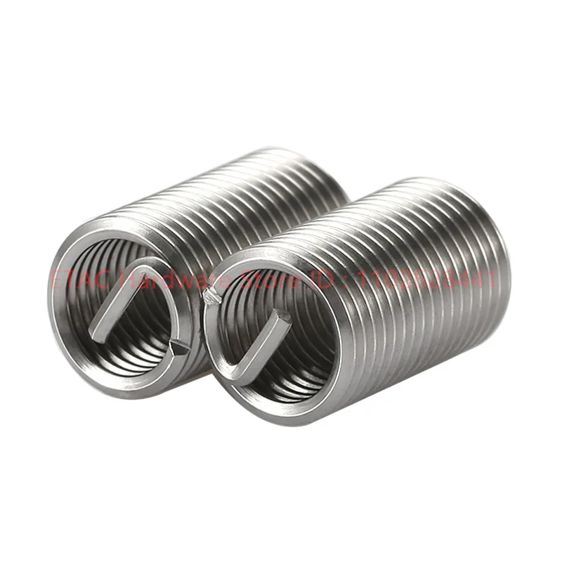 304 Stainless Steel Helicoil Thread Repair Insert Coiled Wire Helical Screw Sleeve