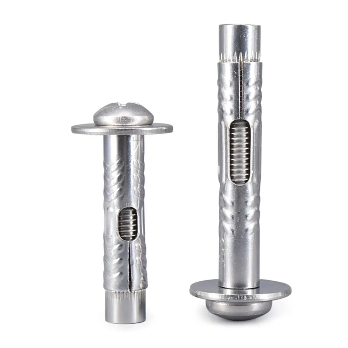 304 Stainless Steel Round Cross With Washer Expansion Screw - Image 3