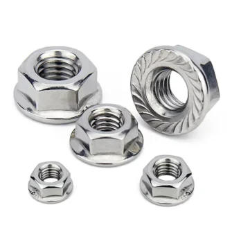 Din6923 304 Stainless Steel Hexagon Flange Nut