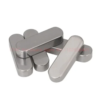 304 Stainlesss Steel M3 M4 M5 M6 M8 M10 M12 M14 M16 Round Ended Feather Key Dowel Drive Shaft Pin Parallel Keys GB1096