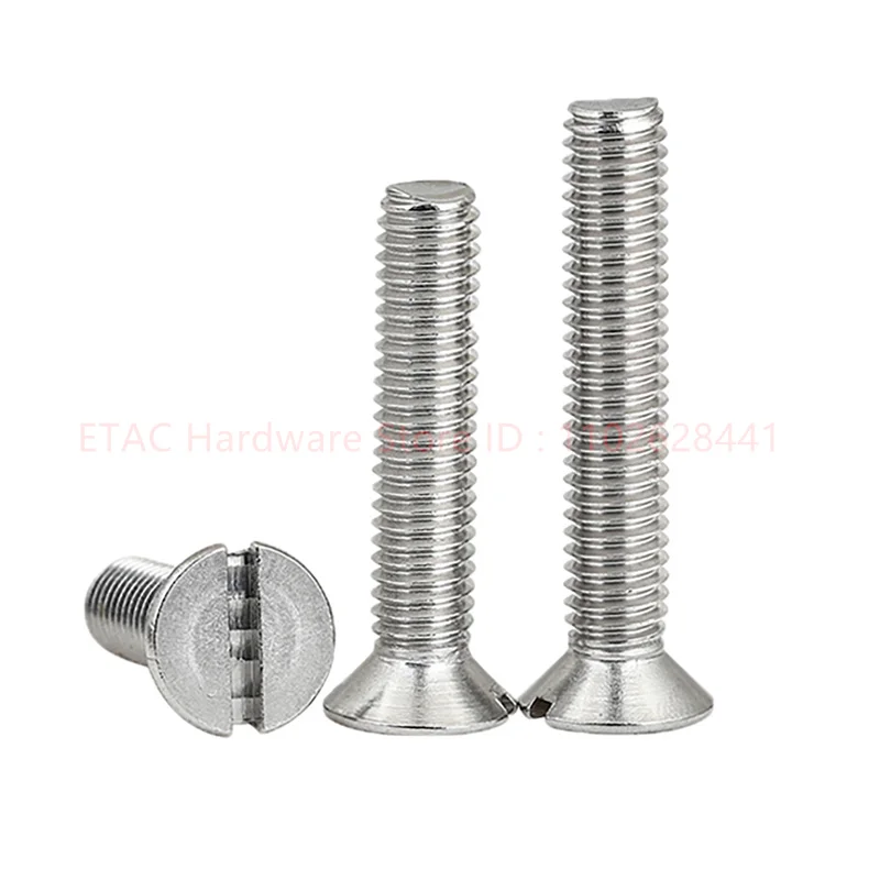 GB68 304 Stainless Steel Slotted Countersunk Screw - Image 3