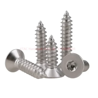 Allen Hex Socket Flat Countersunk Self Tapping Screw