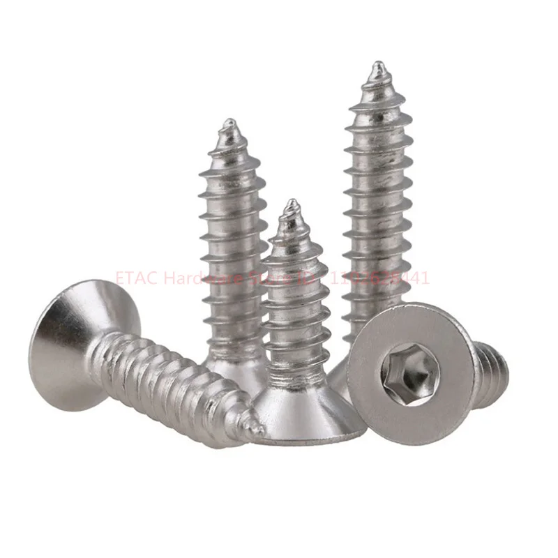 Allen Hex Socket Flat Countersunk Self Tapping Screw
