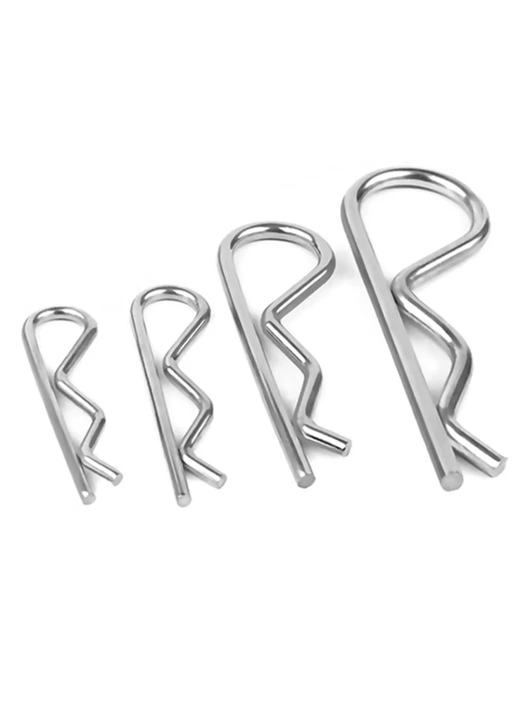 304 Stainless Steel R Shaped Spring Cotter Clip Pin - Image 8