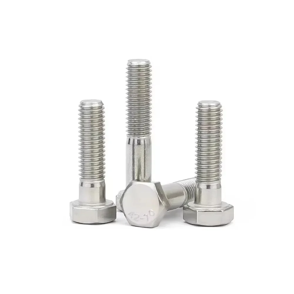 Din931 304 Stainless Steel Half Thread Hexagon Bolt - Image 3