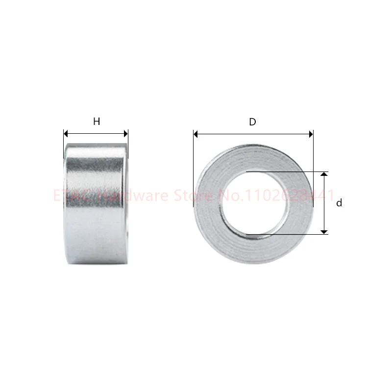 Aluminum Bushing Gasket Spacer CNC Sleeve - Image 6