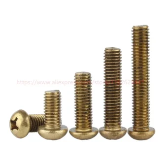 GB818 Brass Phillips Pan Head Screw