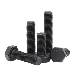 GB5786 8.8 Grade Cabon Steel Fine Teeth Hexagonal Bolt