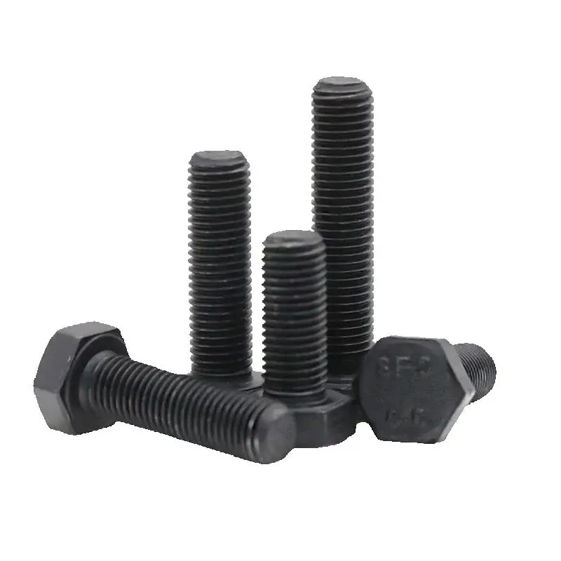 GB5786 8.8 Grade Cabon Steel Fine Teeth Hexagonal Bolt