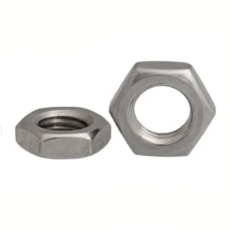 DIN439 304 Stainless Steel Hexagon Thin Jam Nut