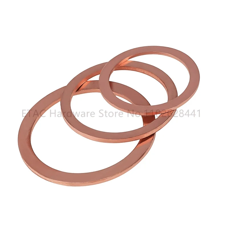 Copper Gasket Flat Seal Ring - Image 3