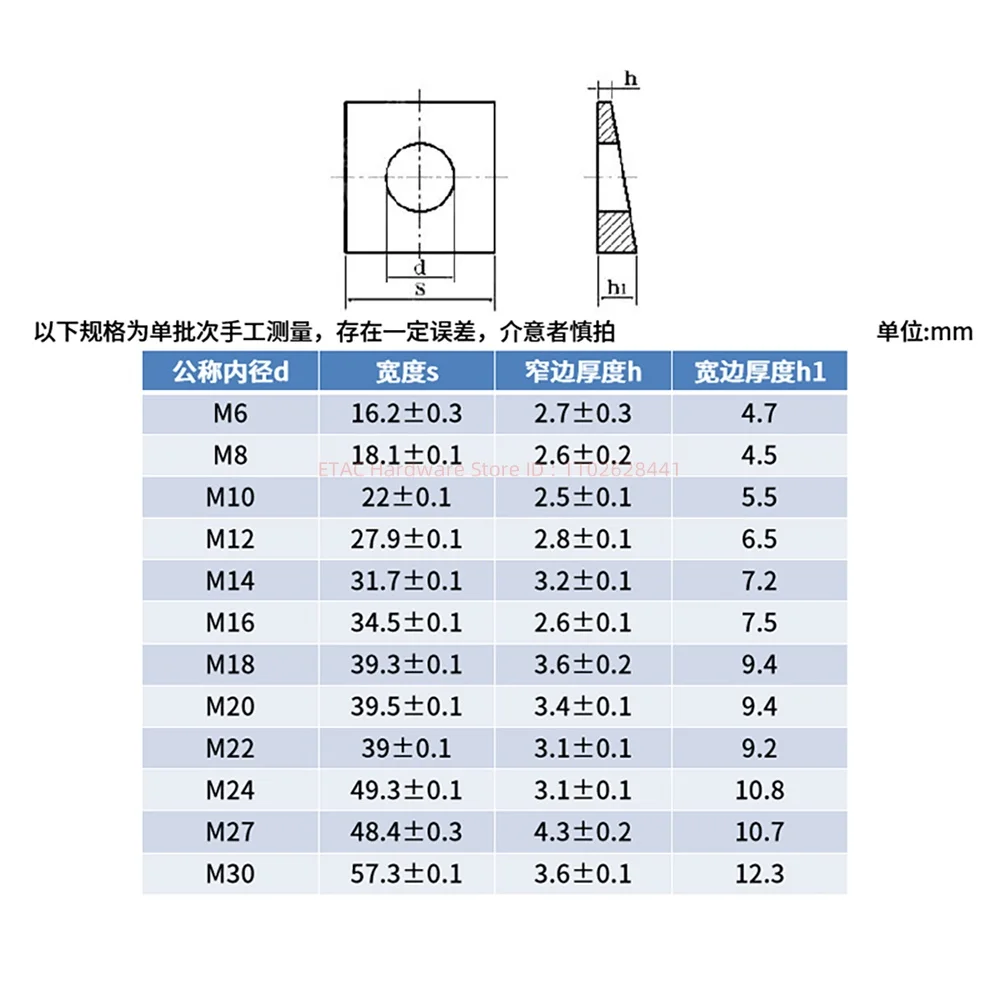 GB852 Black Cabon Steel Square Diagonal Gasket - Image 6