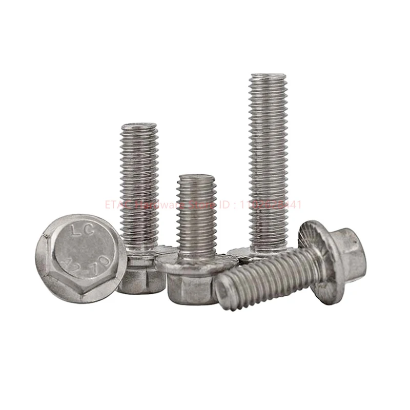 GB5789 304 Stainless Steel Concave Hexagonal Flange Bolt - Image 5