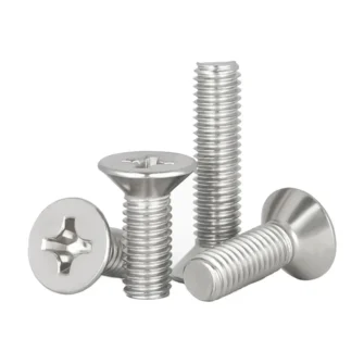 GB819 304 Stainless Steel Cross Phillips Countersunk Screw