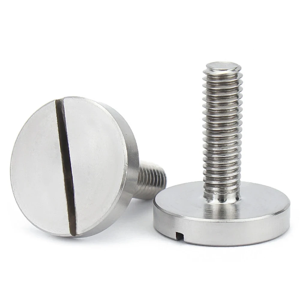 GB833 304 Stainless Steel Slotted Big Flat Head Screw - Image 7