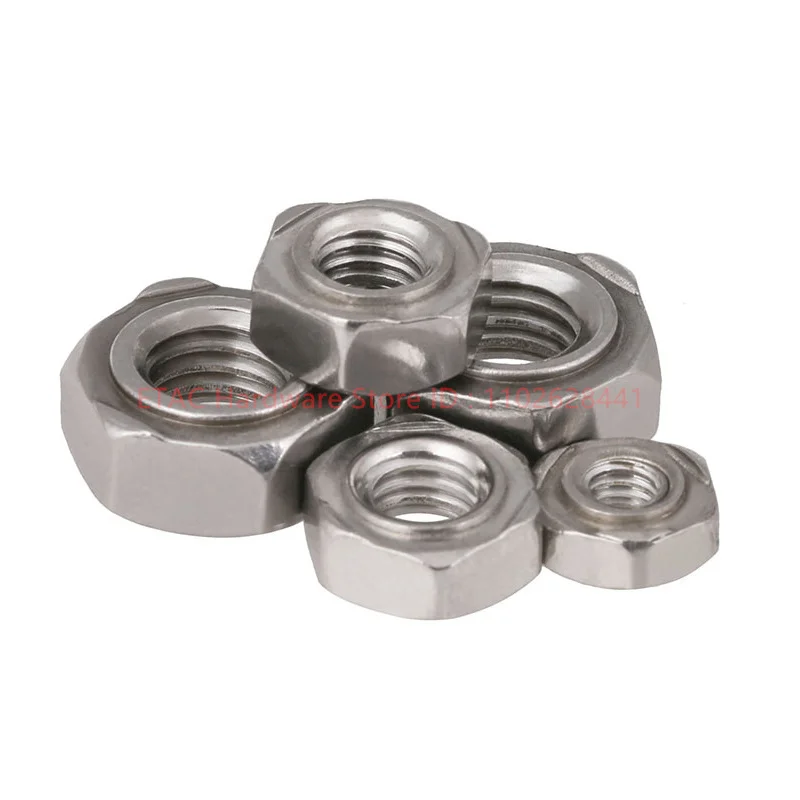 DIN929 304 Stainless Steel Hexagon Weld Nuts - Image 4