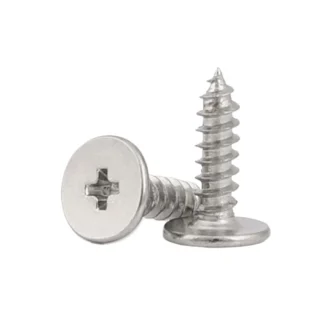 304 Stainless Steel Thin Cross Phillips Self Tapping Screw