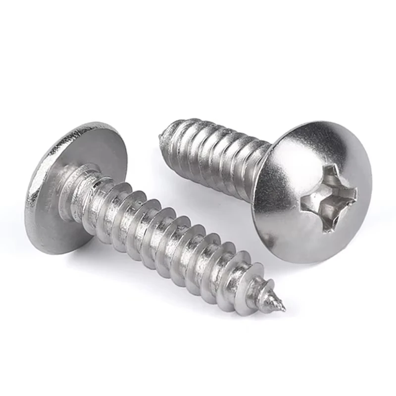 304 Stainless Steel Self-tapping Mushroom Screw