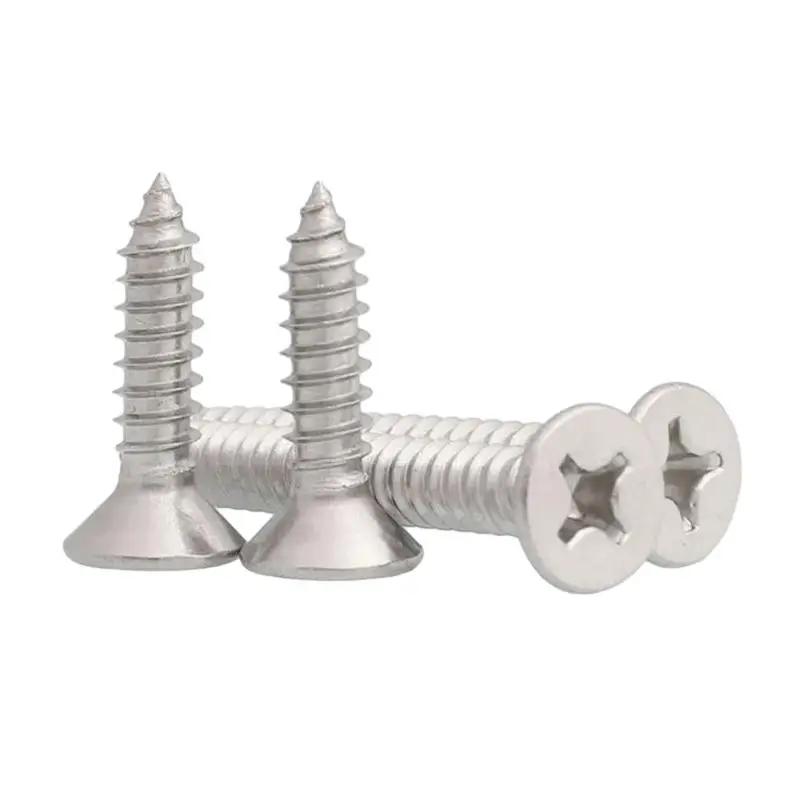 304 Stainless Steel CSK Cross Self-tapping Screw