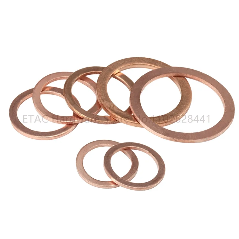 Copper Gasket Flat Seal Ring - Image 5