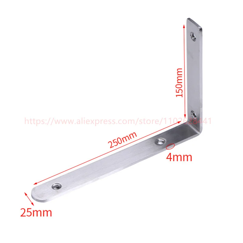 304 Stainless Steel L Shaped Corner Brackets - Image 5