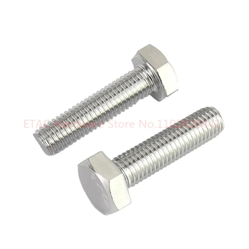 DIN933 304 Stainless Steel Hexagon Bolt - Image 3