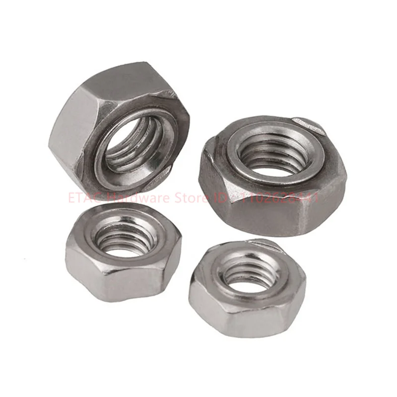DIN929 304 Stainless Steel Hexagon Weld Nuts - Image 3
