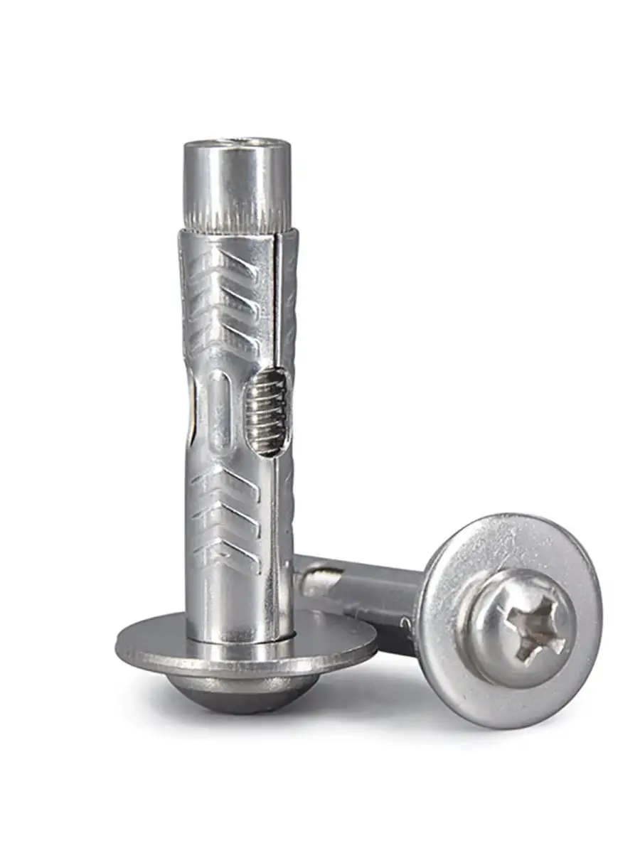 304 Stainless Steel Round Cross With Washer Expansion Screw - Image 7