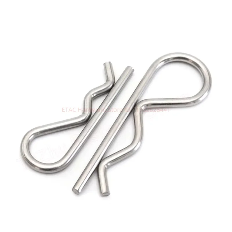 304 Stainless Steel R Shaped Spring Cotter Clip Pin