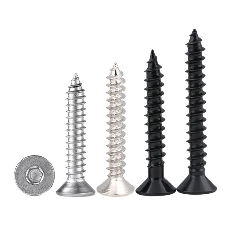 Allen Hex Socket Flat Countersunk Self Tapping Screw - Image 6