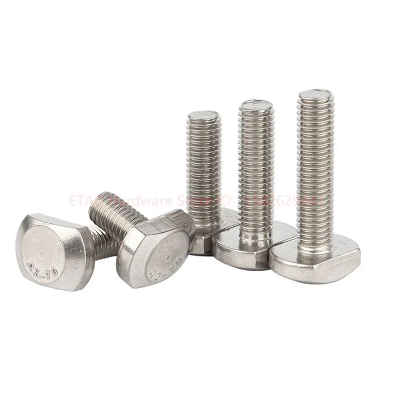 GB37 304 Stainless Steel T Shape Hammer Head Bolt - Image 3