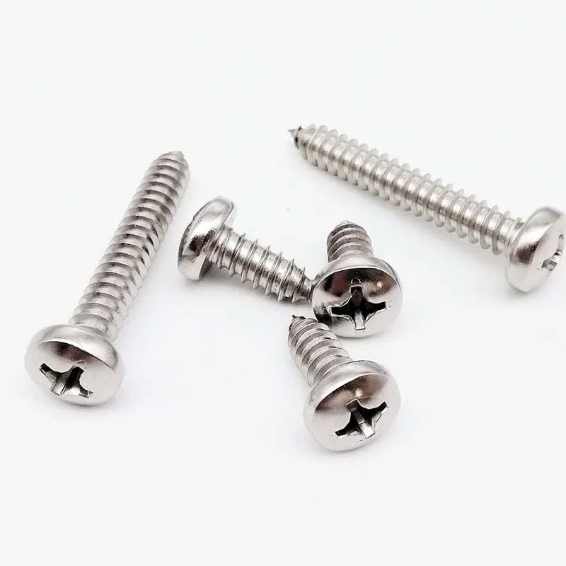 304 Stainless Steel Phillips Pan Round Head Self tapping Screw - Image 3