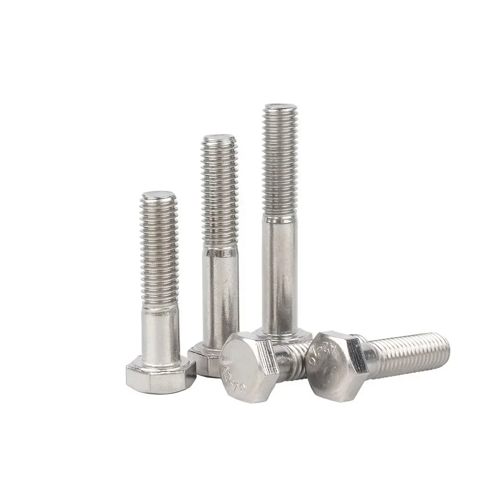 Din931 304 Stainless Steel Half Thread Hexagon Bolt - Image 4