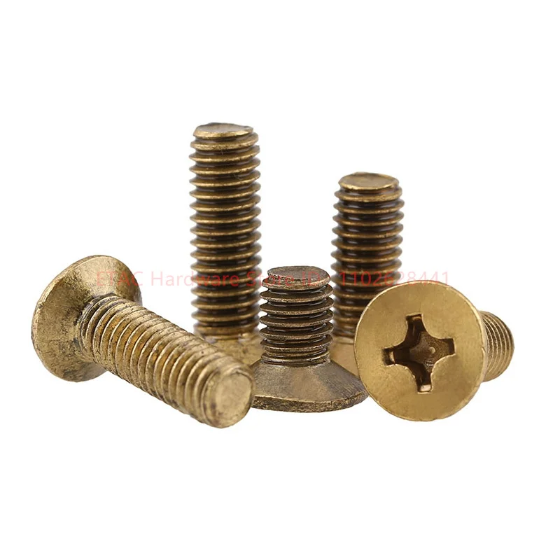 GB819 Brass Cross Phillips Countersunk Screw