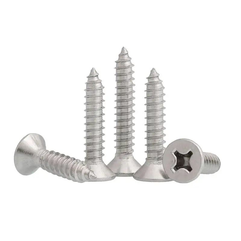 304 Stainless Steel CSK Cross Self-tapping Screw - Image 3
