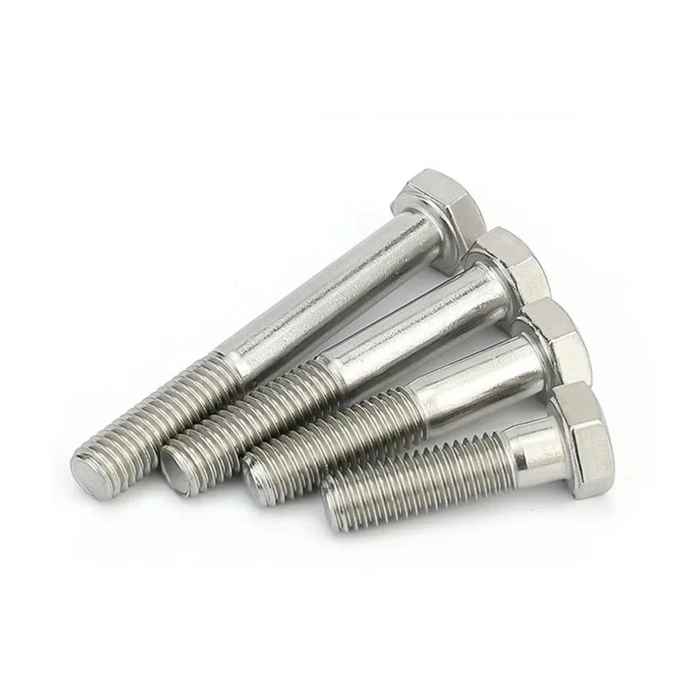 Din931 304 Stainless Steel Half Thread Hexagon Bolt