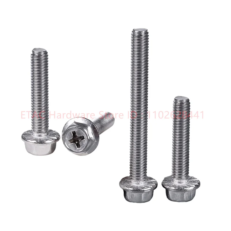 304 Stainless Steel Hexagon Flange Bolt - Image 2