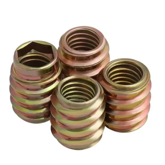 Zinc Alloy Hex Drive Insert Furniture Nut
