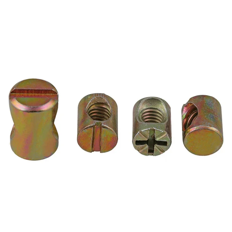 Slot/Cross Dowel Phillips Horizontal Hole Nut Hammer Embedded Nut - Image 5